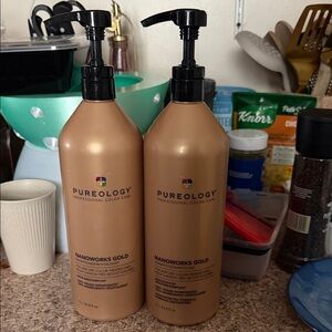 Pureology Nanoworks Gold Hair Care Set - Gold